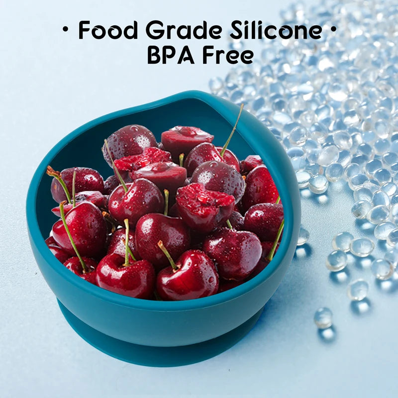 Silicone Suction Training Bowl Set