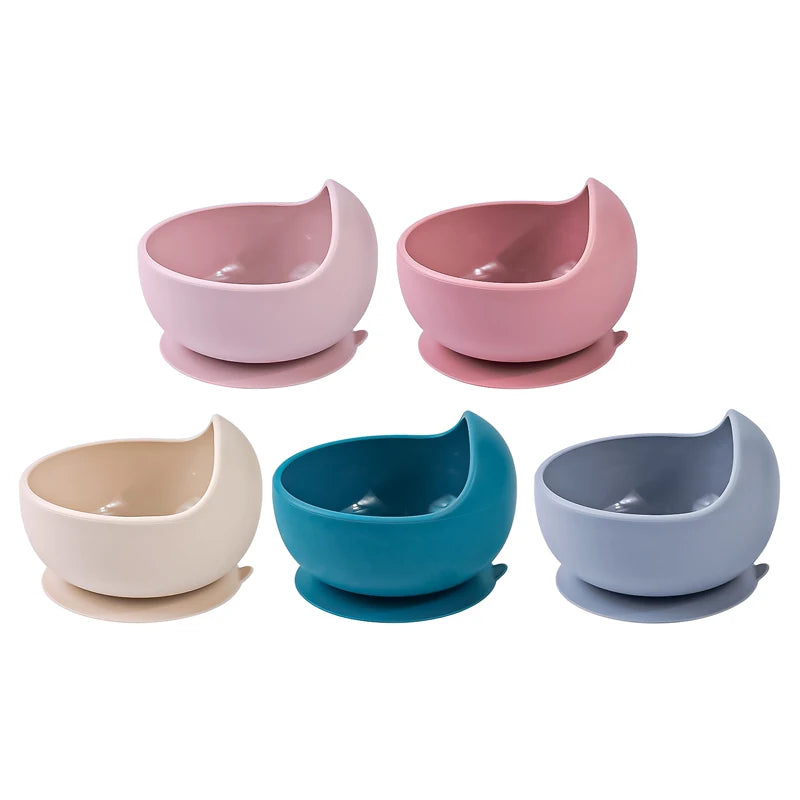 Silicone Suction Training Bowl Set