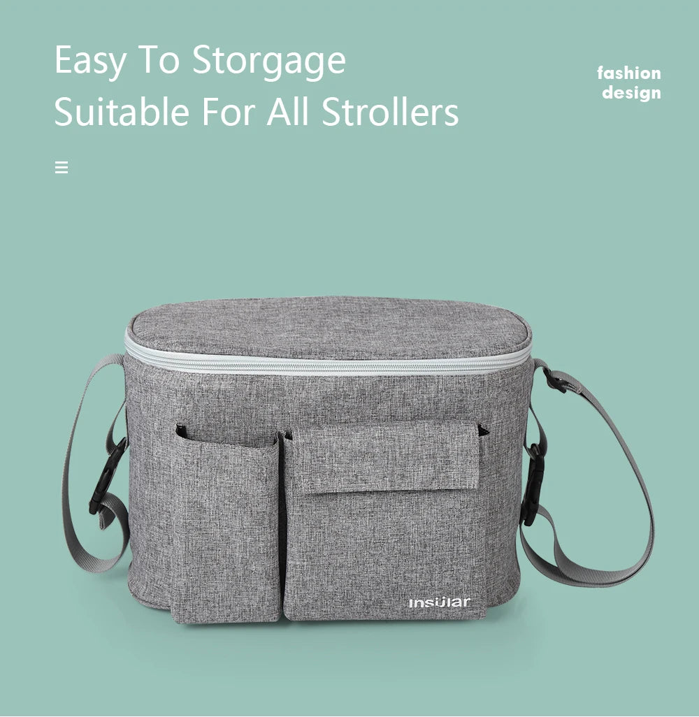 Stroller Diaper & Bottle Storage Bag