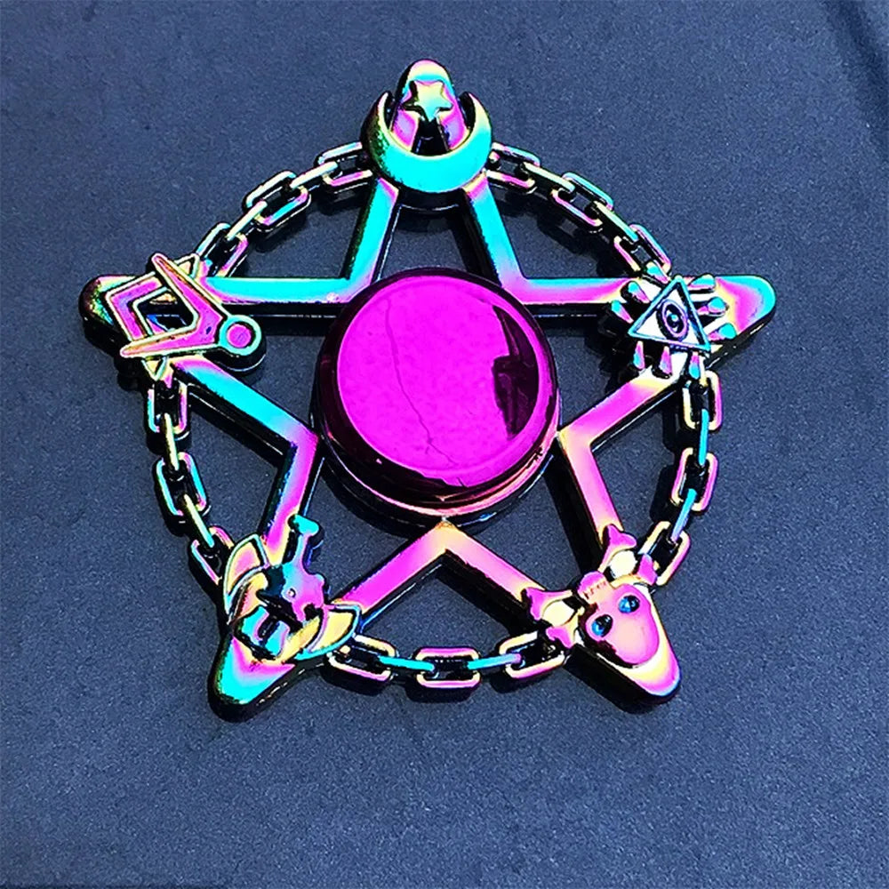 Zinc Alloy Colorful Anti-Anxiety Fidget Spinner