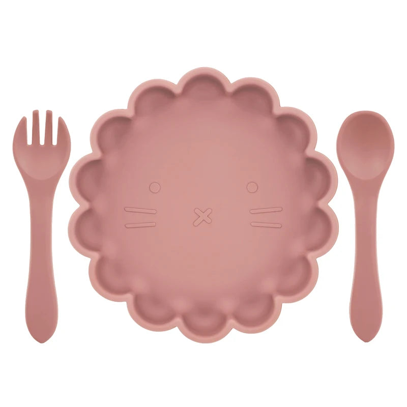 Baby Silicone Plate & Spoon set