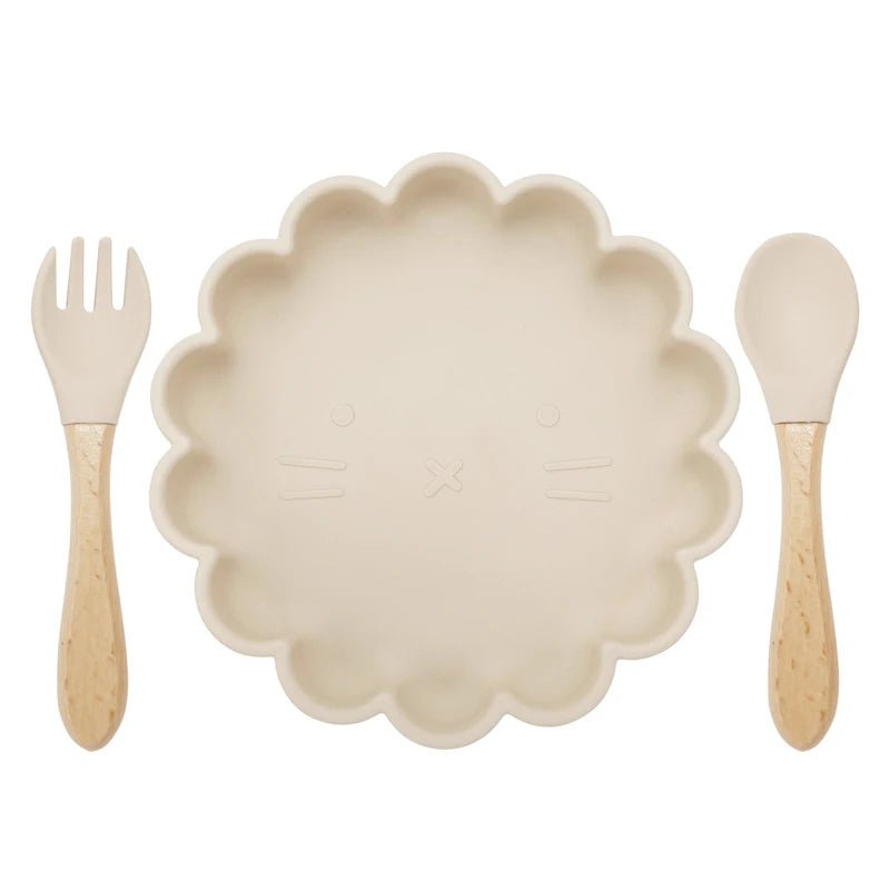Baby Silicone Plate & Spoon set