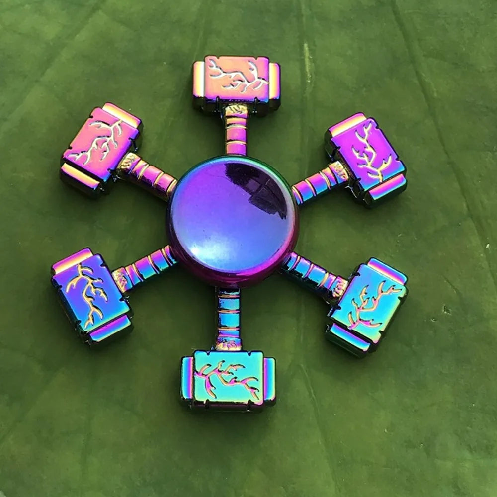 Zinc Alloy Colorful Anti-Anxiety Fidget Spinner