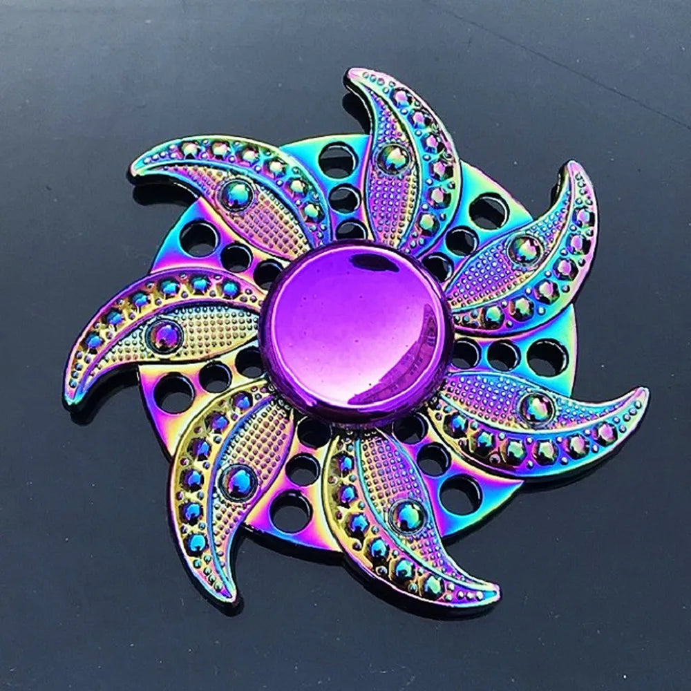 Zinc Alloy Colorful Anti-Anxiety Fidget Spinner