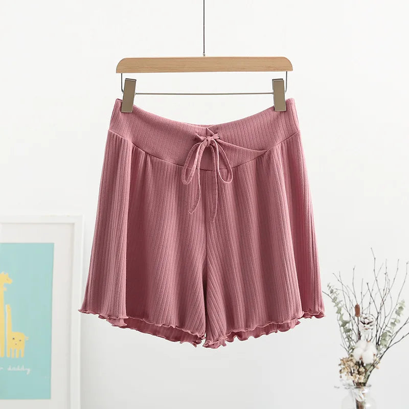 Summer Stripe Maternity Shorts