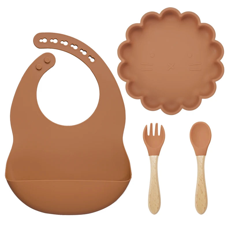 Baby Silicone Plate & Spoon set