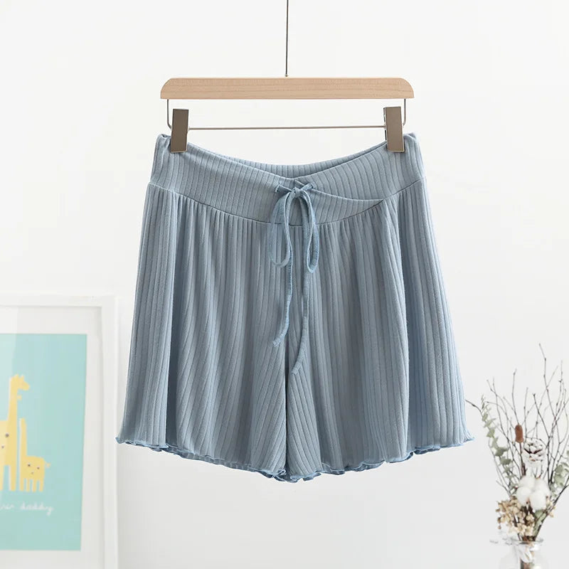 Summer Stripe Maternity Shorts