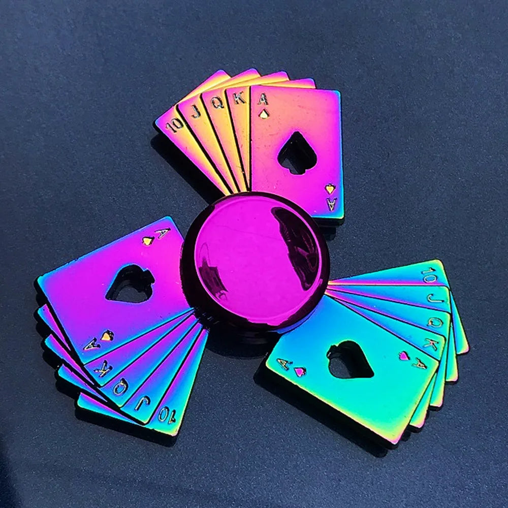 Zinc Alloy Colorful Anti-Anxiety Fidget Spinner