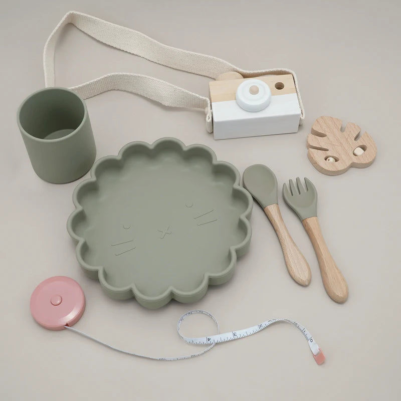 Baby Silicone Plate & Spoon set