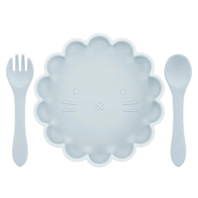 Baby Silicone Plate & Spoon set