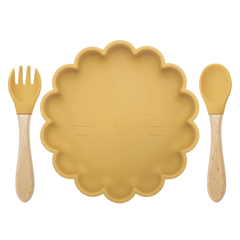 Baby Silicone Plate & Spoon set