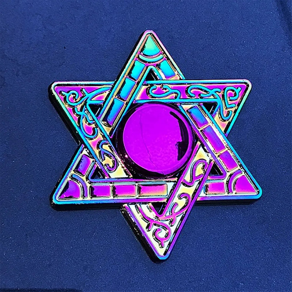 Zinc Alloy Colorful Anti-Anxiety Fidget Spinner