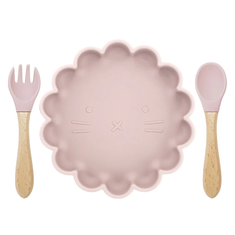 Baby Silicone Plate & Spoon set