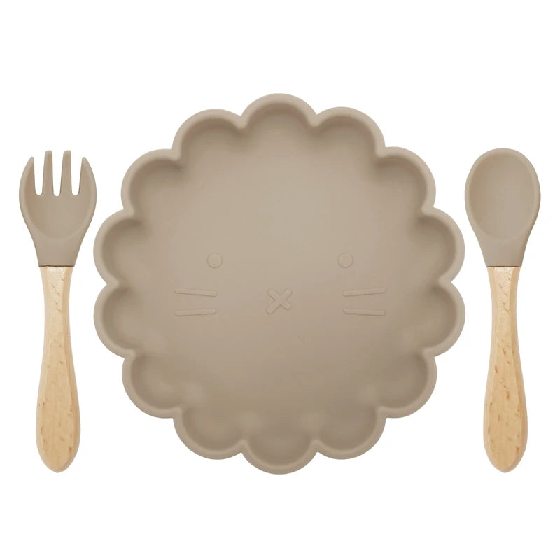 Baby Silicone Plate & Spoon set