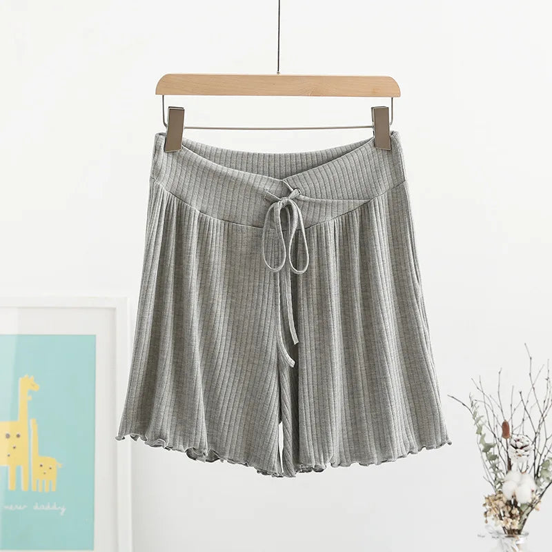 Summer Stripe Maternity Shorts