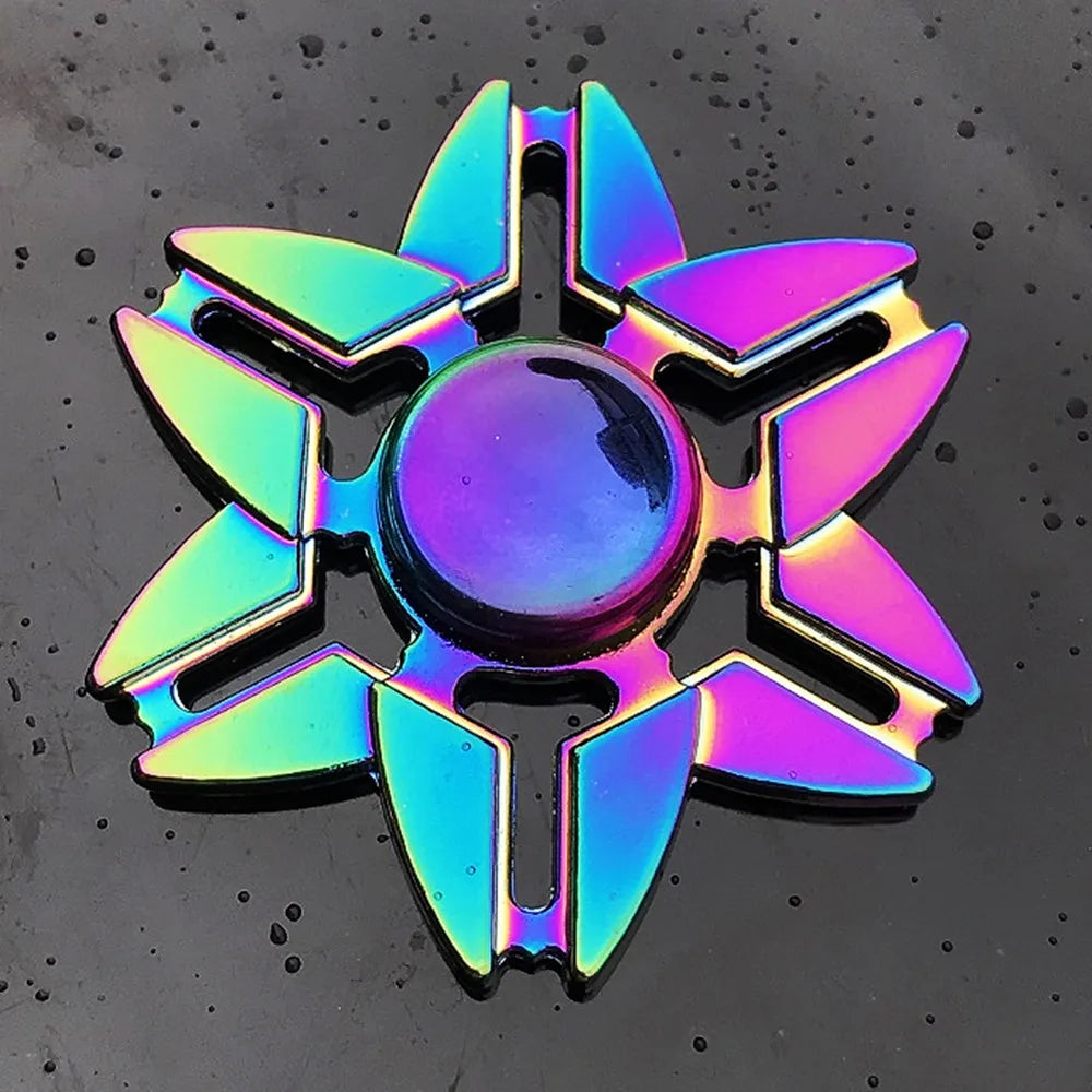 Zinc Alloy Colorful Anti-Anxiety Fidget Spinner