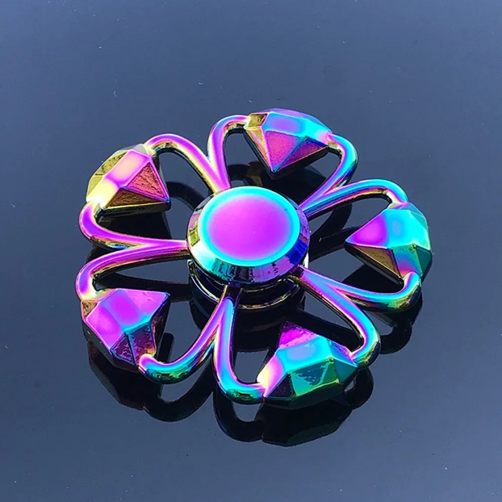 Zinc Alloy Colorful Anti-Anxiety Fidget Spinner