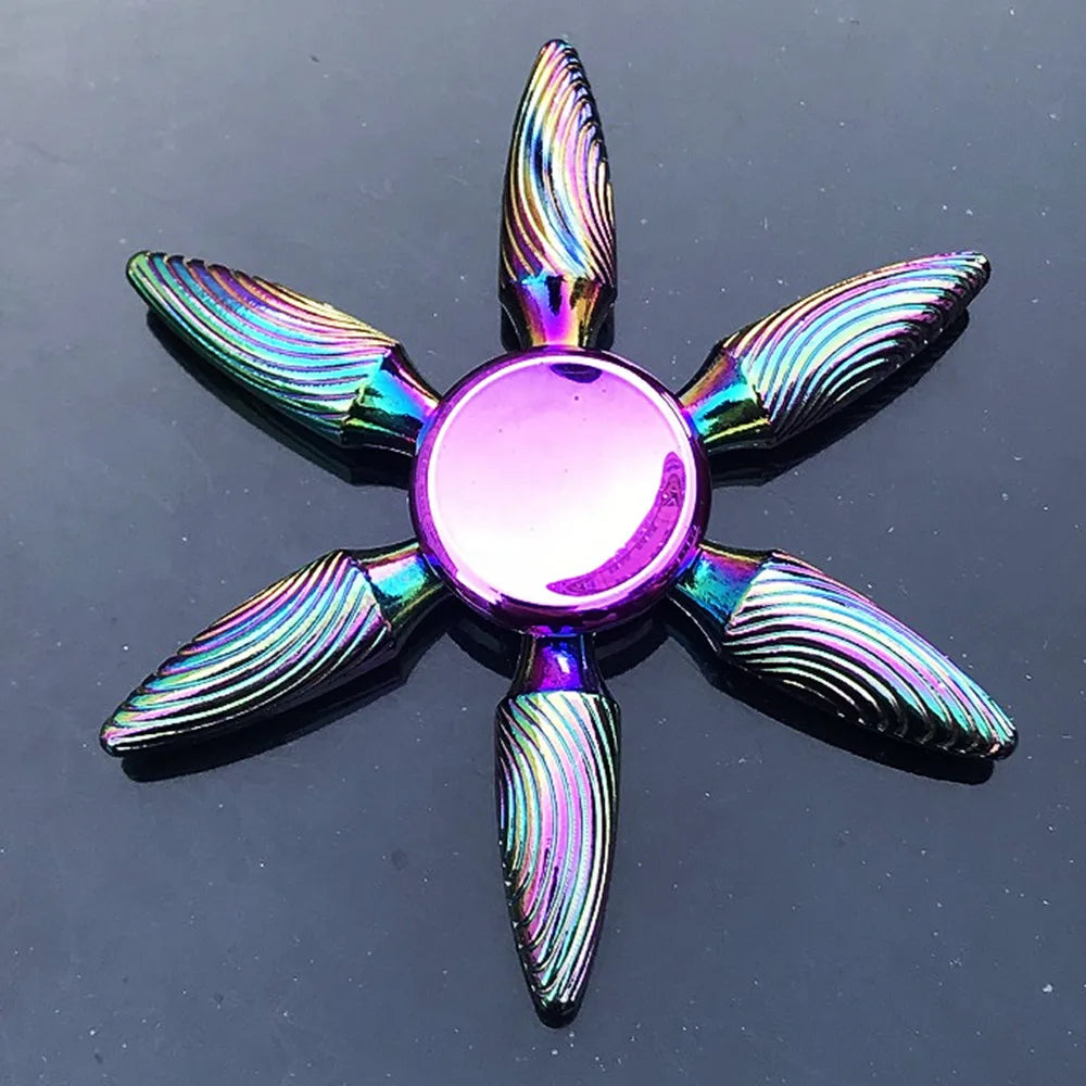 Zinc Alloy Colorful Anti-Anxiety Fidget Spinner