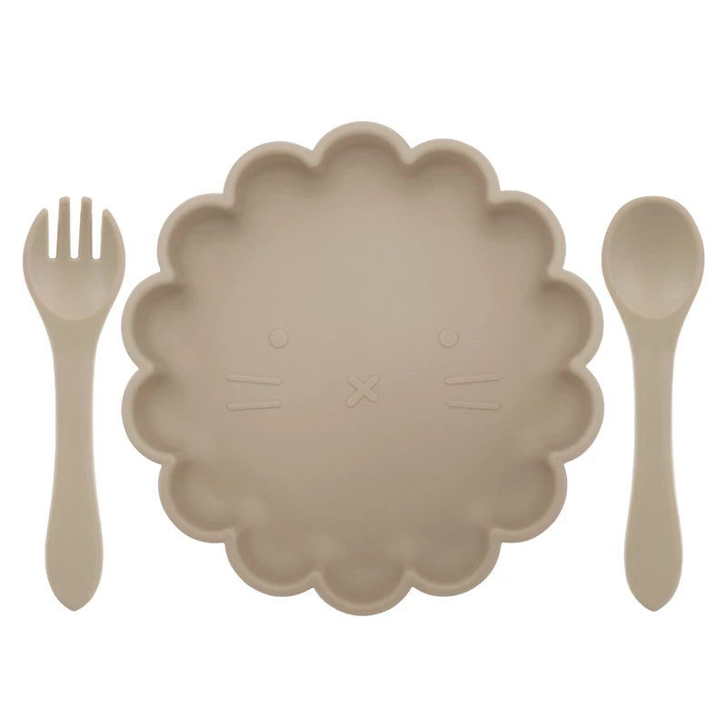 Baby Silicone Plate & Spoon set