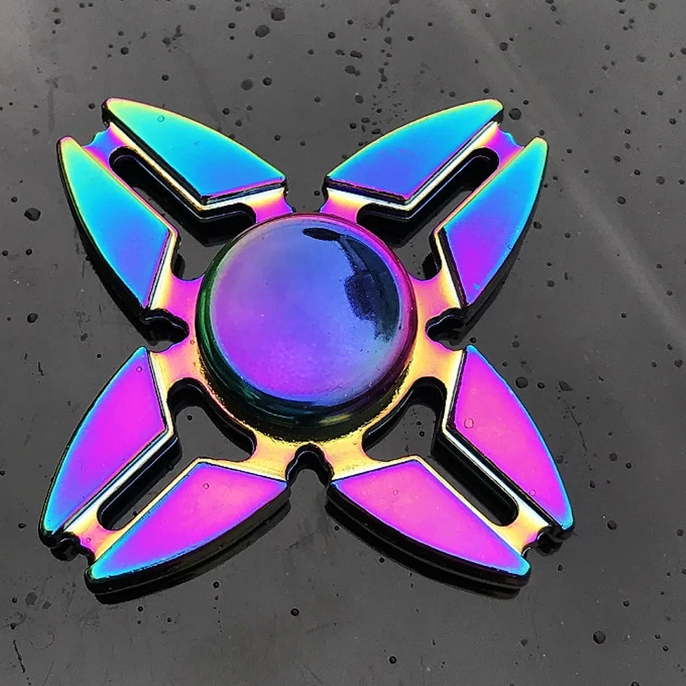 Zinc Alloy Colorful Anti-Anxiety Fidget Spinner