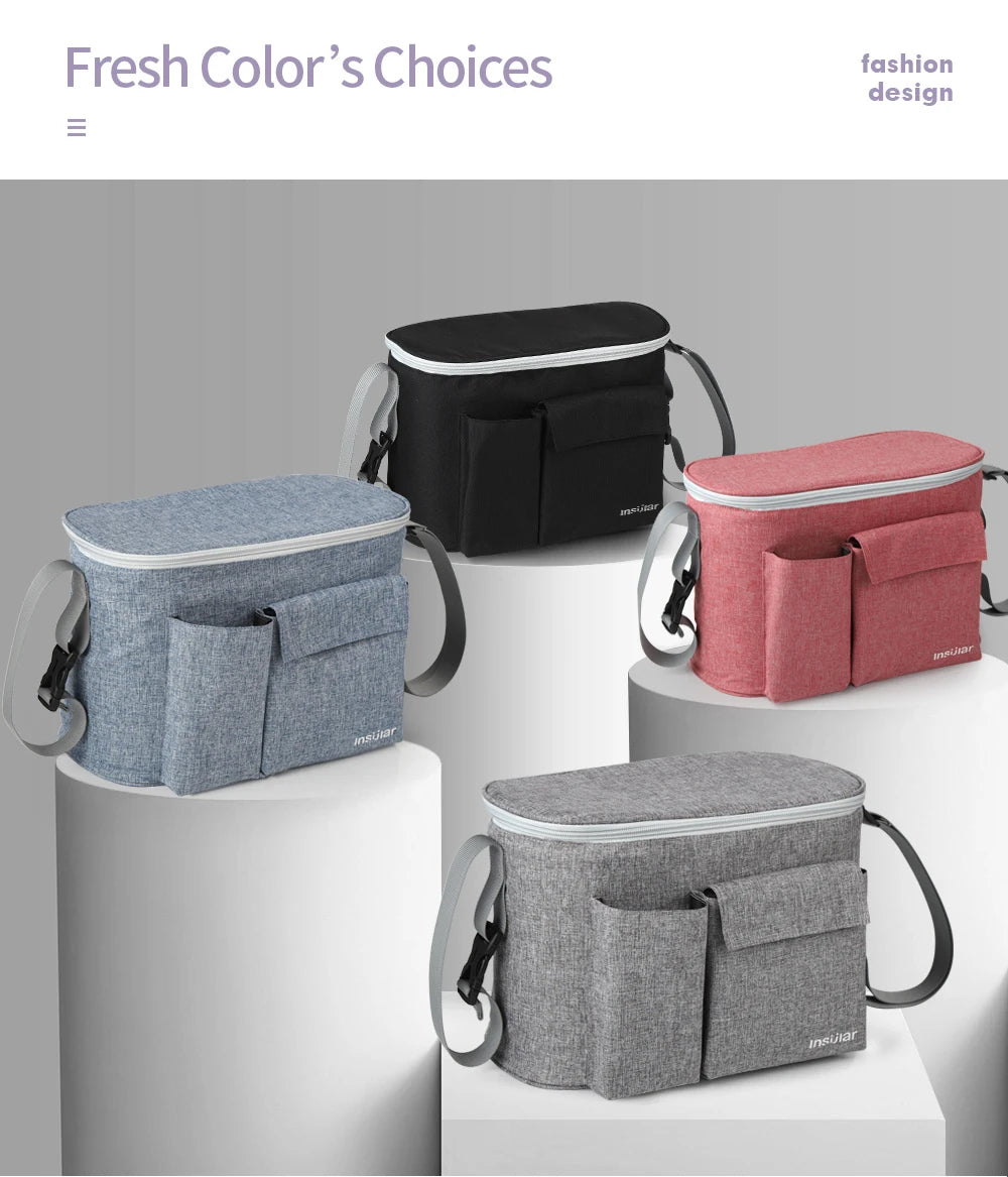 Stroller Diaper & Bottle Storage Bag