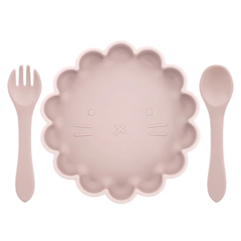 Baby Silicone Plate & Spoon set