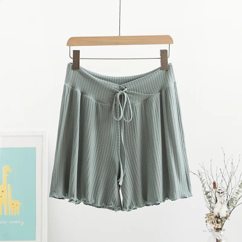 Summer Stripe Maternity Shorts