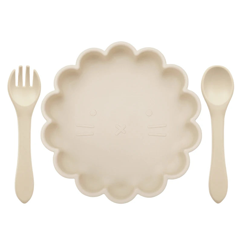 Baby Silicone Plate & Spoon set