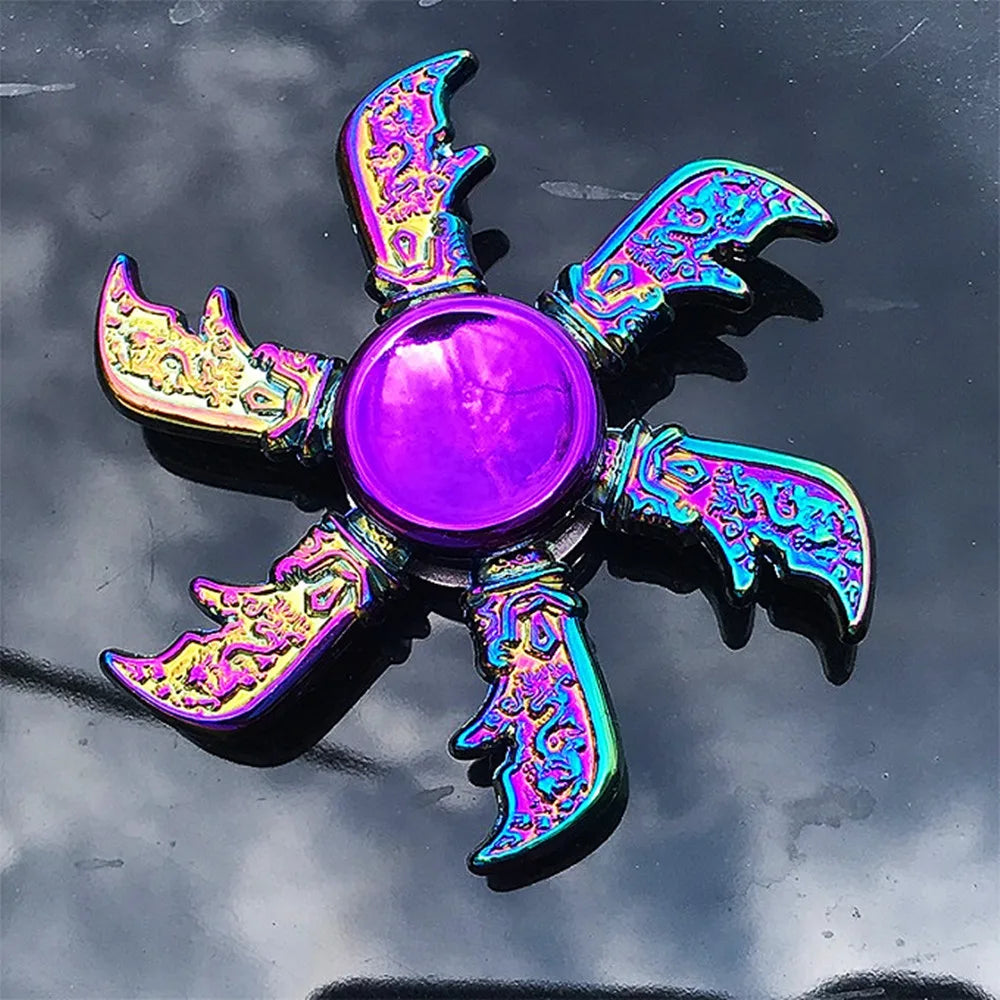 Zinc Alloy Colorful Anti-Anxiety Fidget Spinner