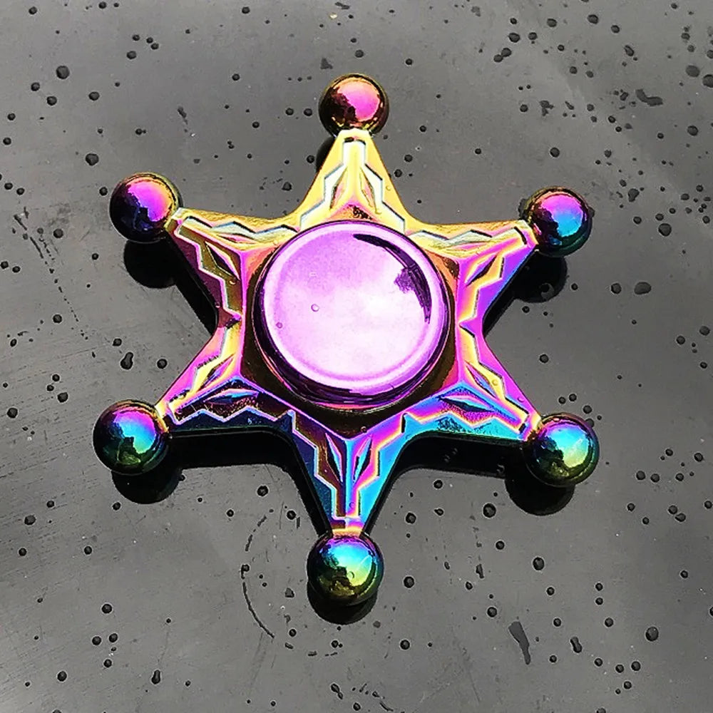 Zinc Alloy Colorful Anti-Anxiety Fidget Spinner