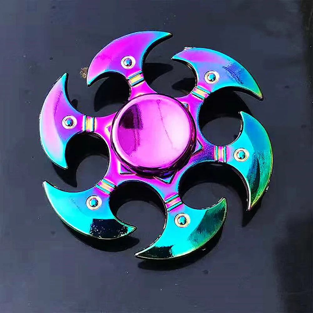 Zinc Alloy Colorful Anti-Anxiety Fidget Spinner