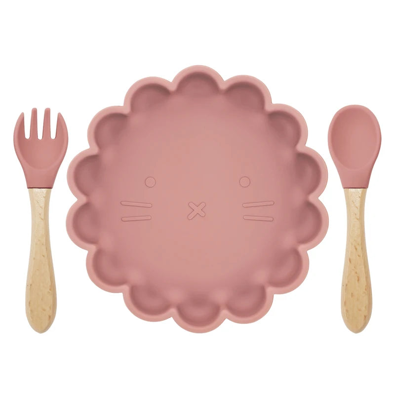 Baby Silicone Plate & Spoon set