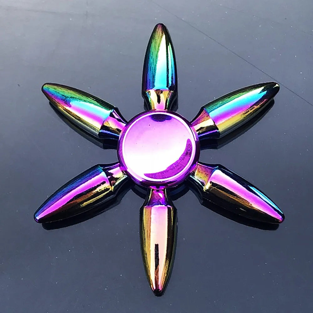 Zinc Alloy Colorful Anti-Anxiety Fidget Spinner