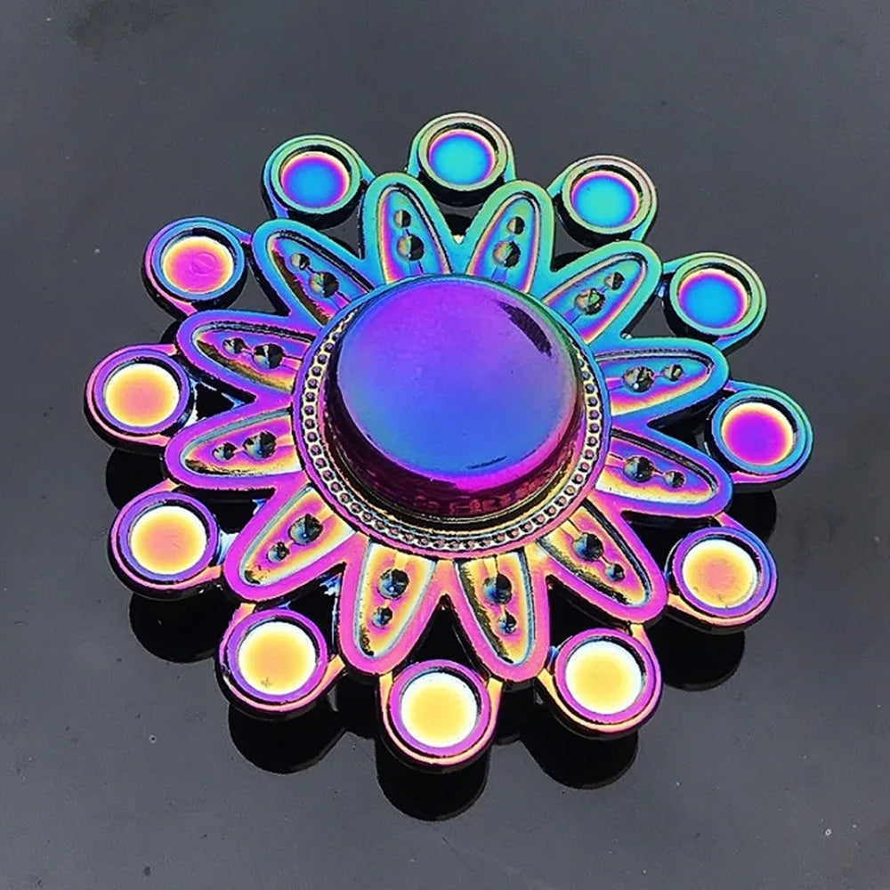 Zinc Alloy Colorful Anti-Anxiety Fidget Spinner