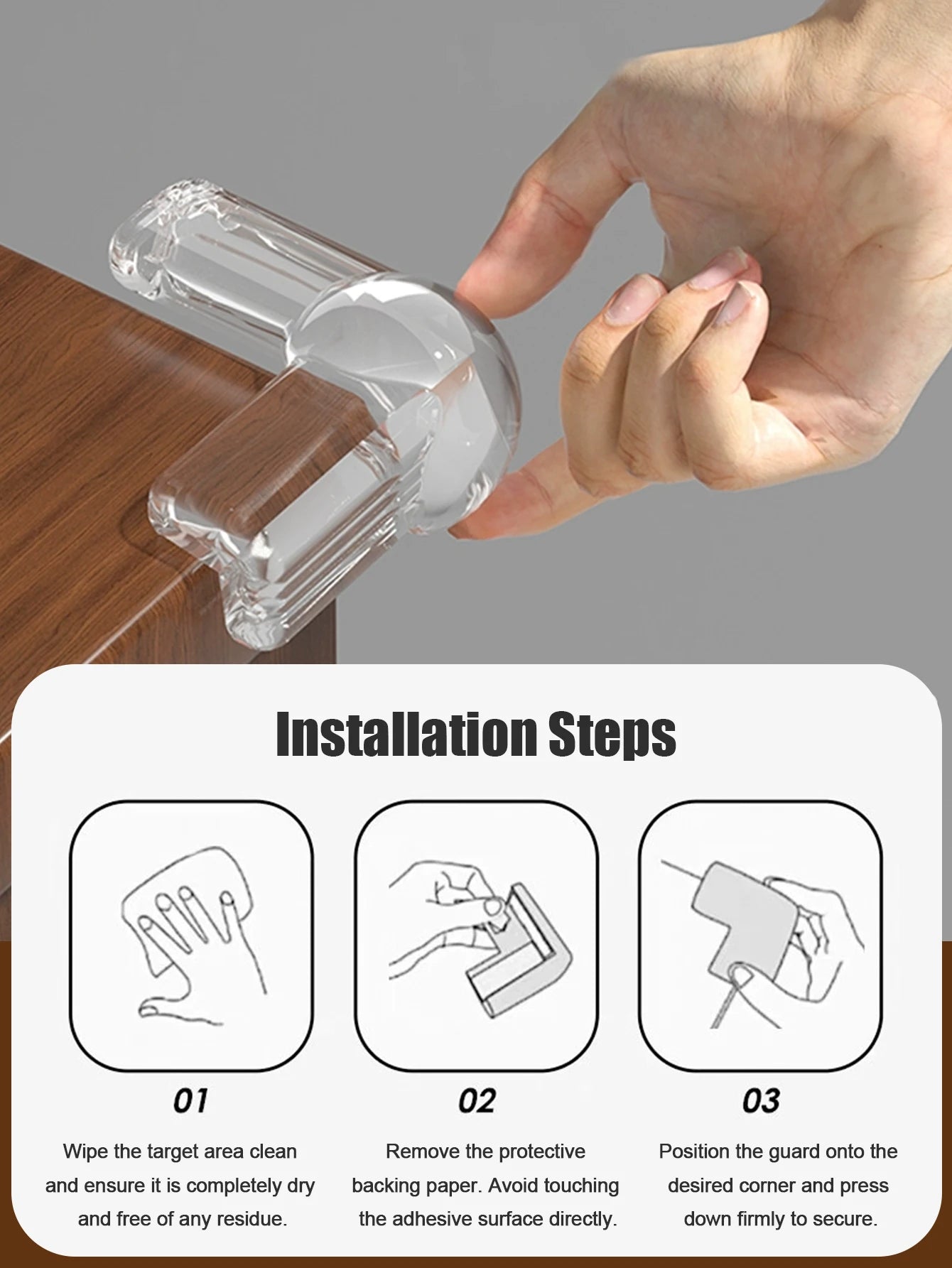 Transparent Furniture Corner Guards