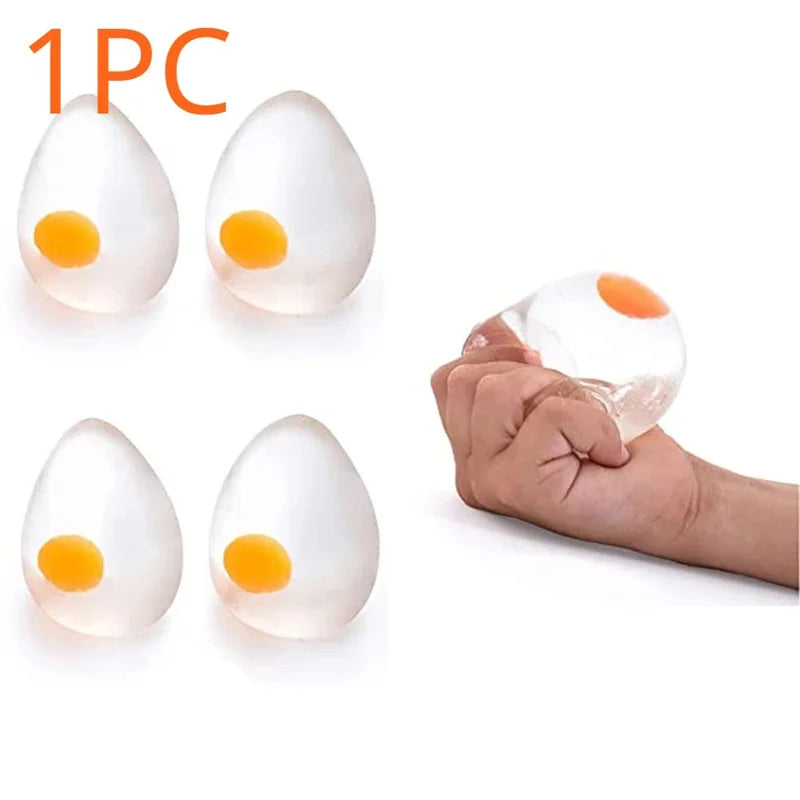 Funky Egg Squishy Squeeze Splat Ball Toy