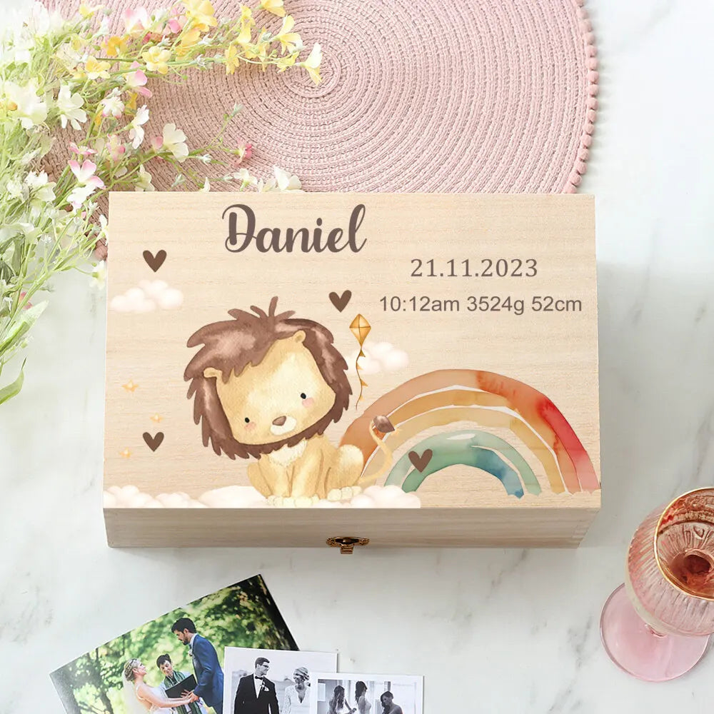 Woodern Animal Print Memory Box