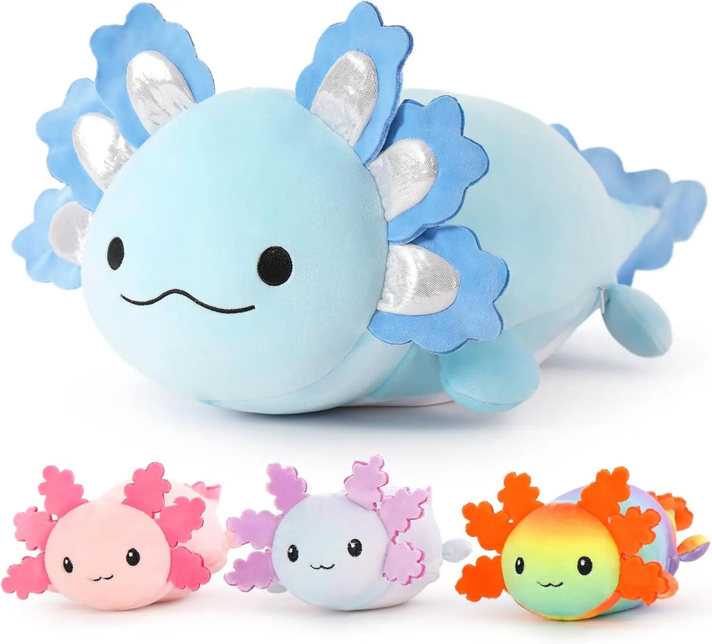 Axolotl Plush with 3 Baby Axolotls