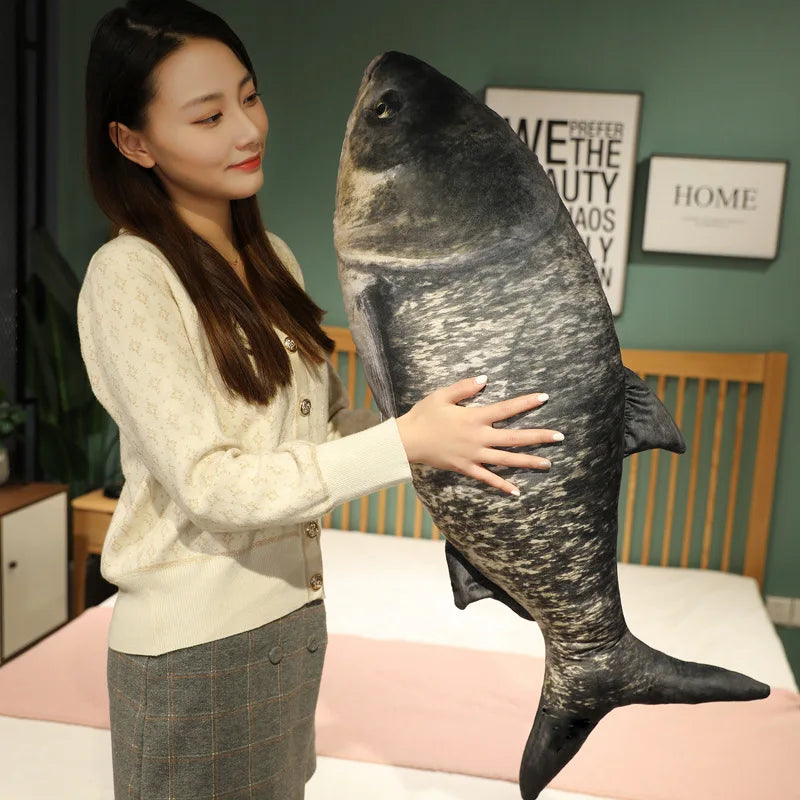 Fish Plush Pillow & Stuffed Toy