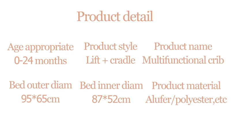 Portable Baby Crib with Net