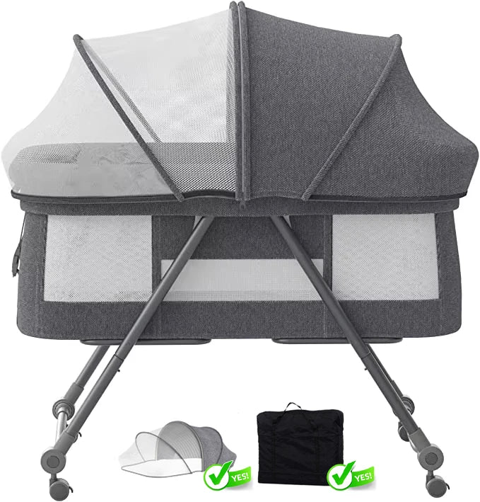 Foldable Rocking Baby Crib
