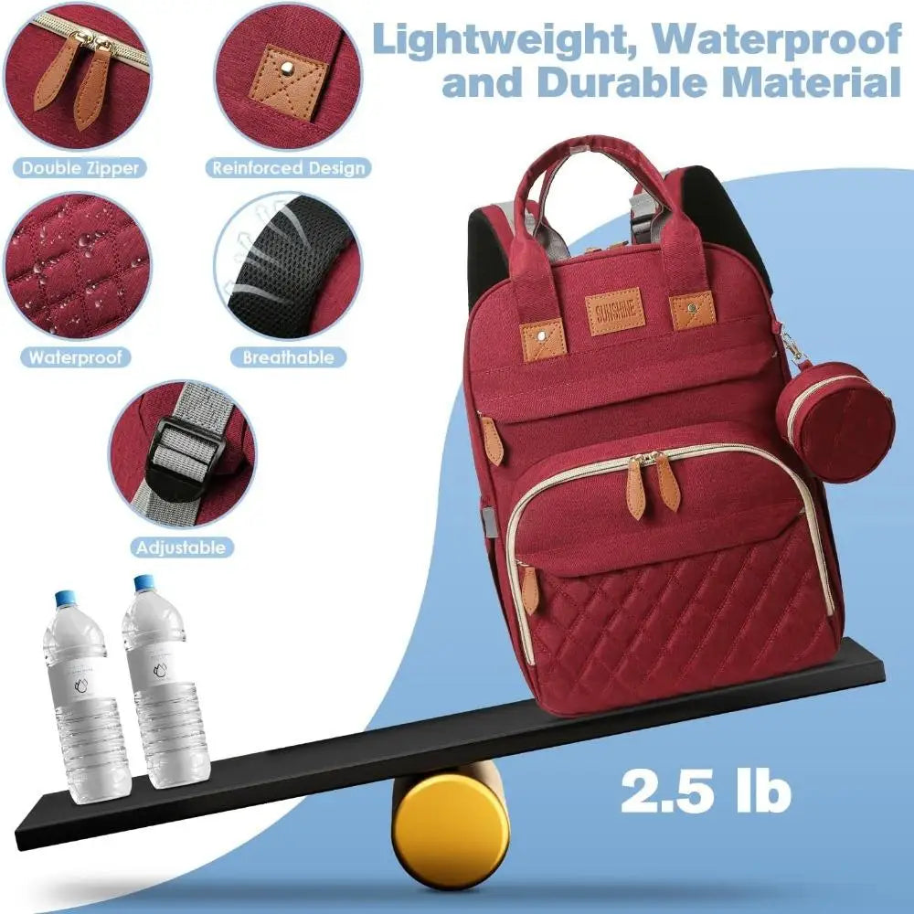 Foldable Diaper Backpack