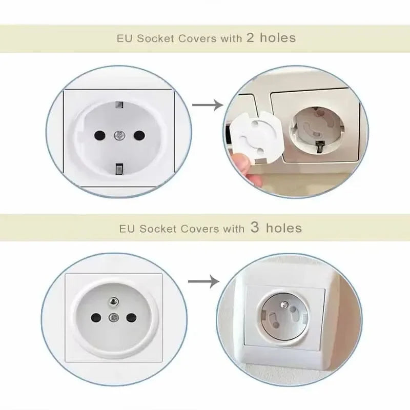 5-Pack Baby Safety Socket Outlet Plug Covers