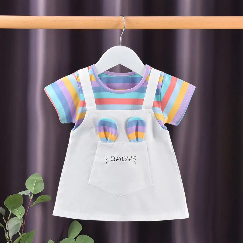 Girls Two-Piece Summer Dress