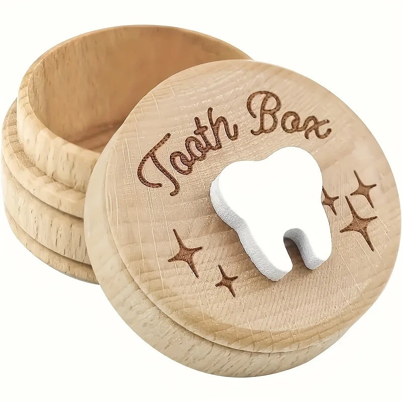 Wood Tooth  Keepsake Box