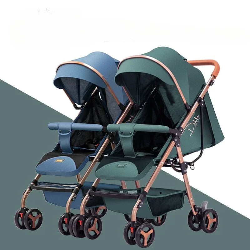 Detachable Twin Baby Stroller