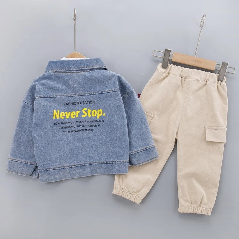 Kids 3-Piece Denim Set