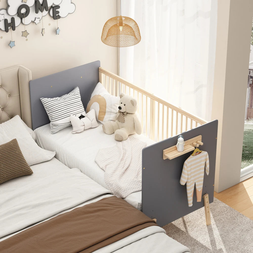 Solid Wood Baby Cot