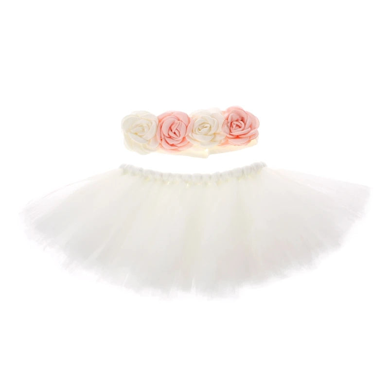 Newborn Girl Puffy Skirt Set