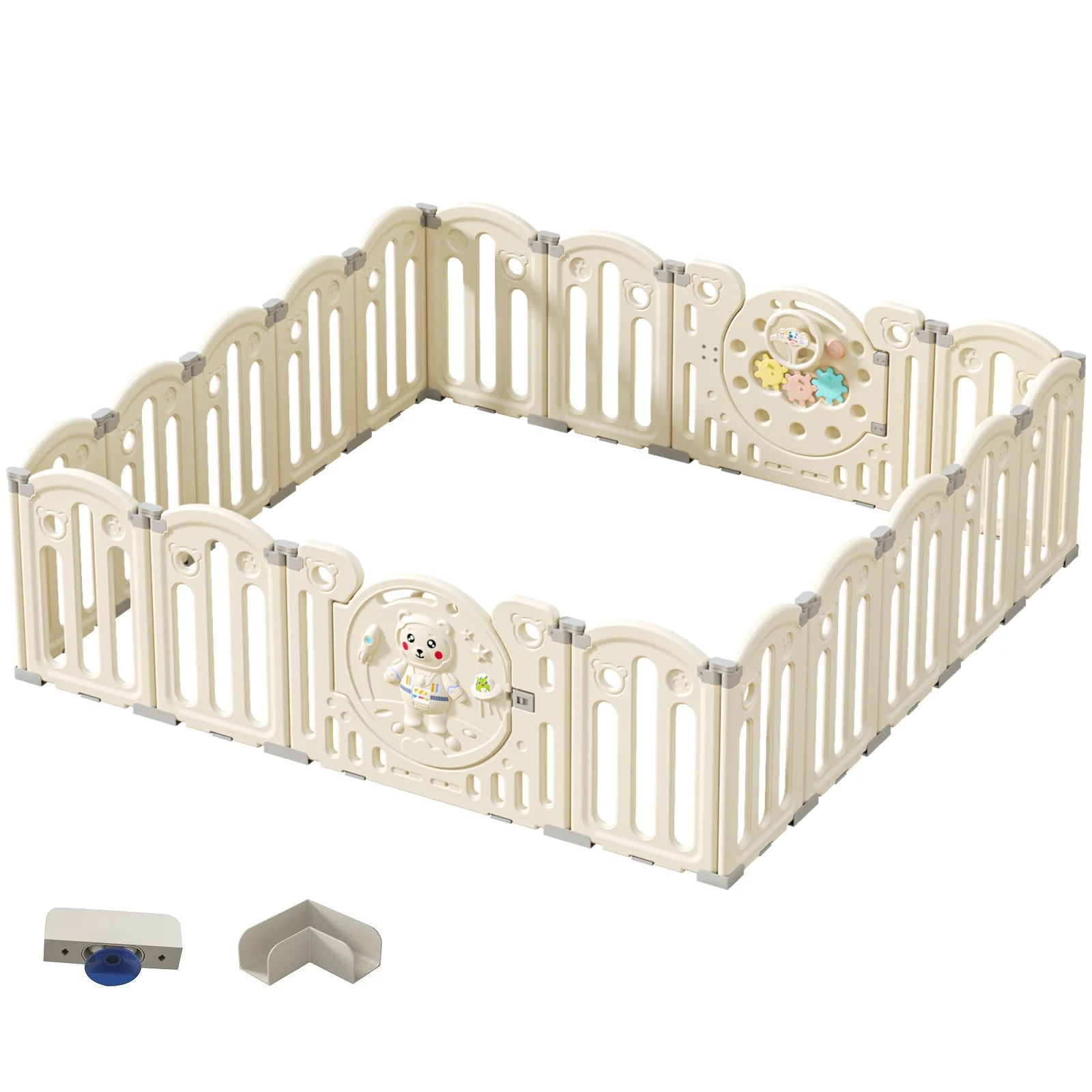 Baby Playpen with Safety Fence